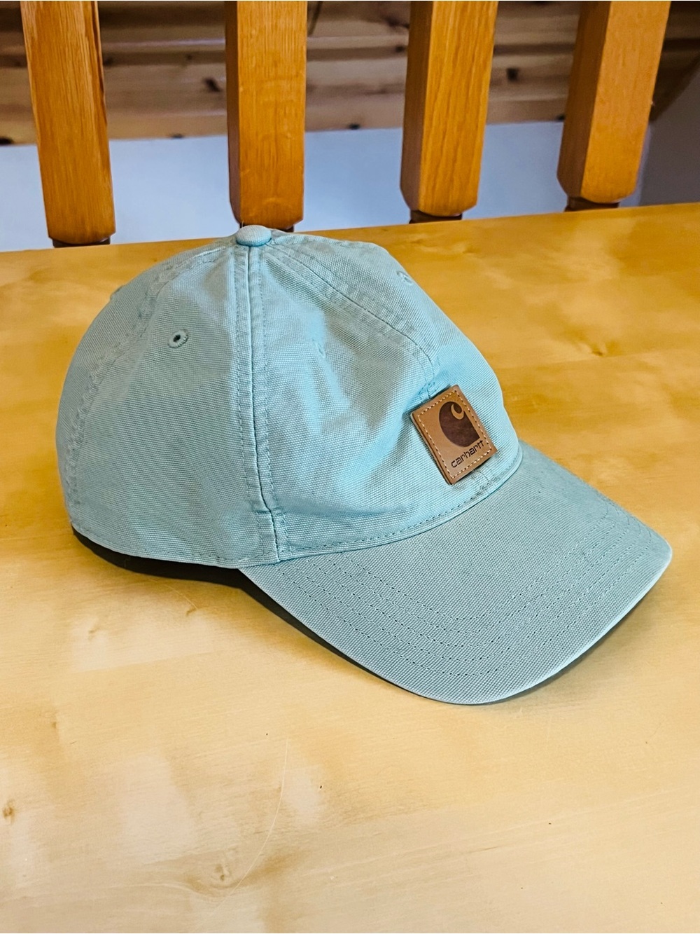 Carhartt Men's Mint Green Odessa Adjustable Cotton Canvas Baseball Cap Size OS